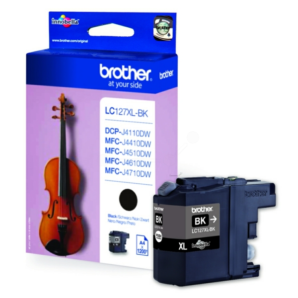 Cartuccia Inkjet Brother LC-127 XL BK