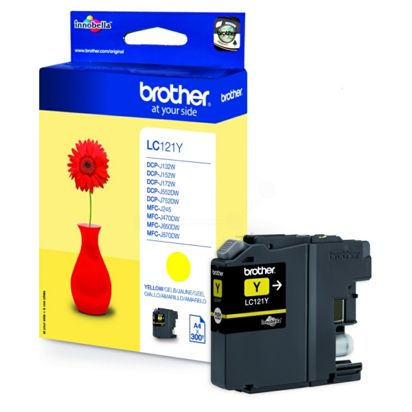 Cartuccia Inkjet Brother LC-121 Y